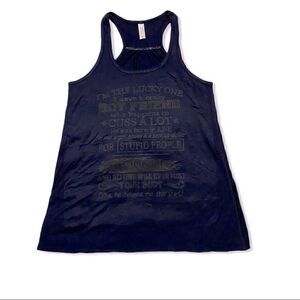 Bella + Canvas Crazy Boyfriend Racerback Tank!